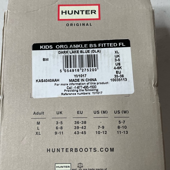 Hunter kids fitted boot socks size XL - Picture 6 of 9